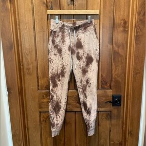 lululemon warm down tie dye joggers
